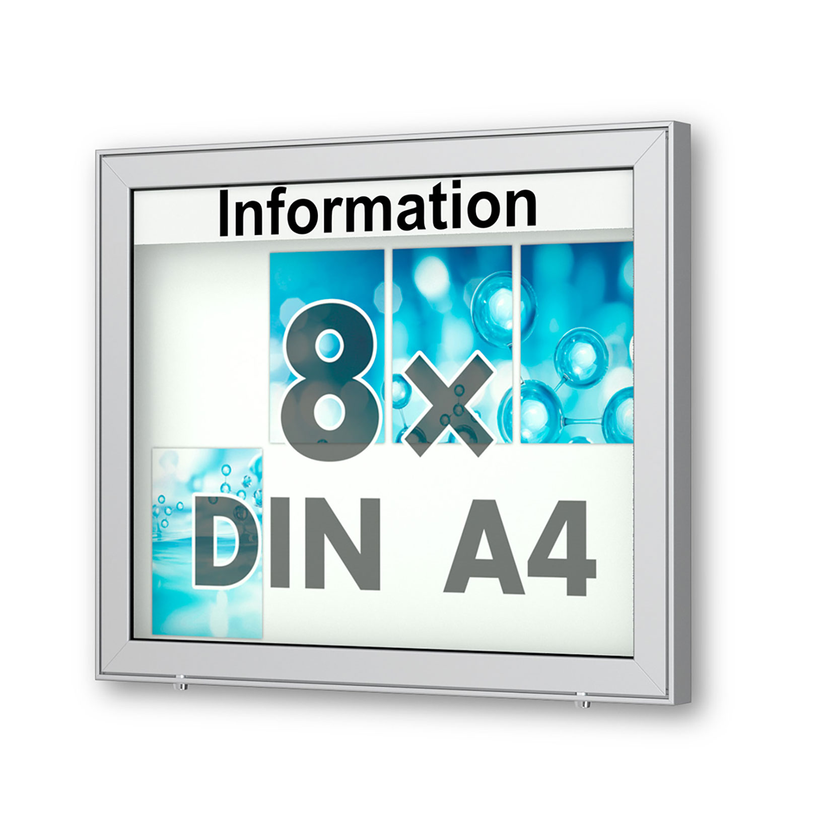 PLANUS 65 E Schaukasten - 8 x DIN A4