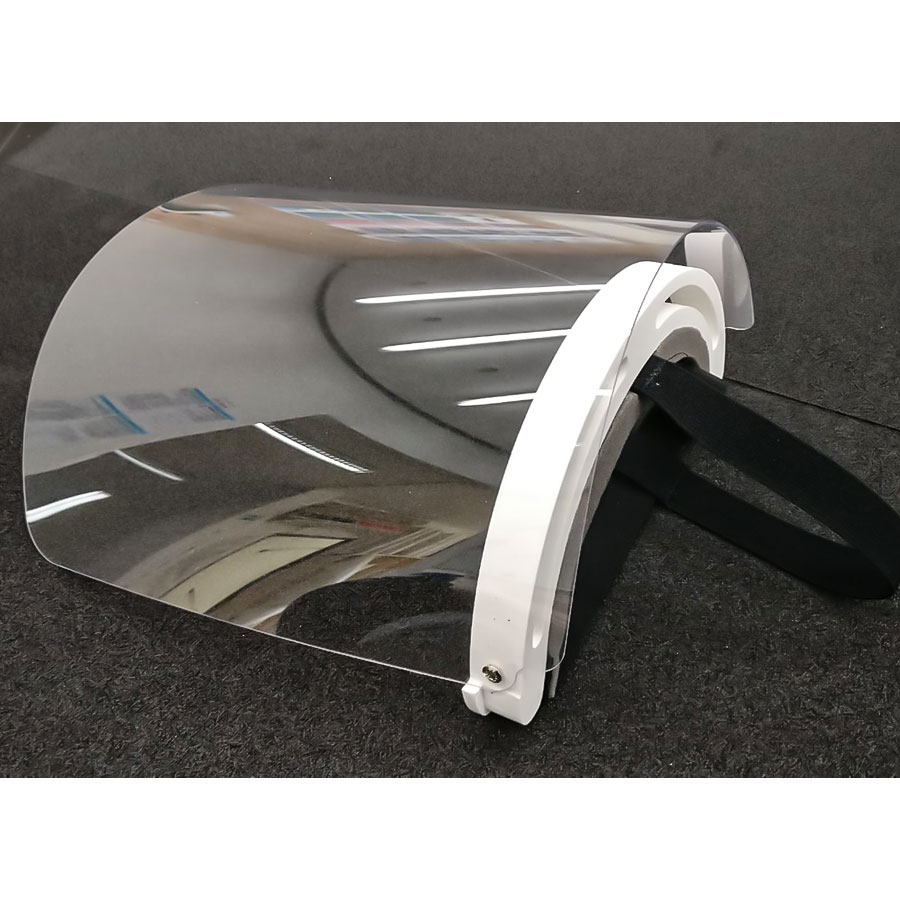 hochklappbare Schutzmaske