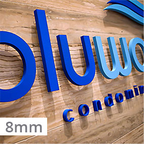 3D-Buchstaben Acrylglas 08mm